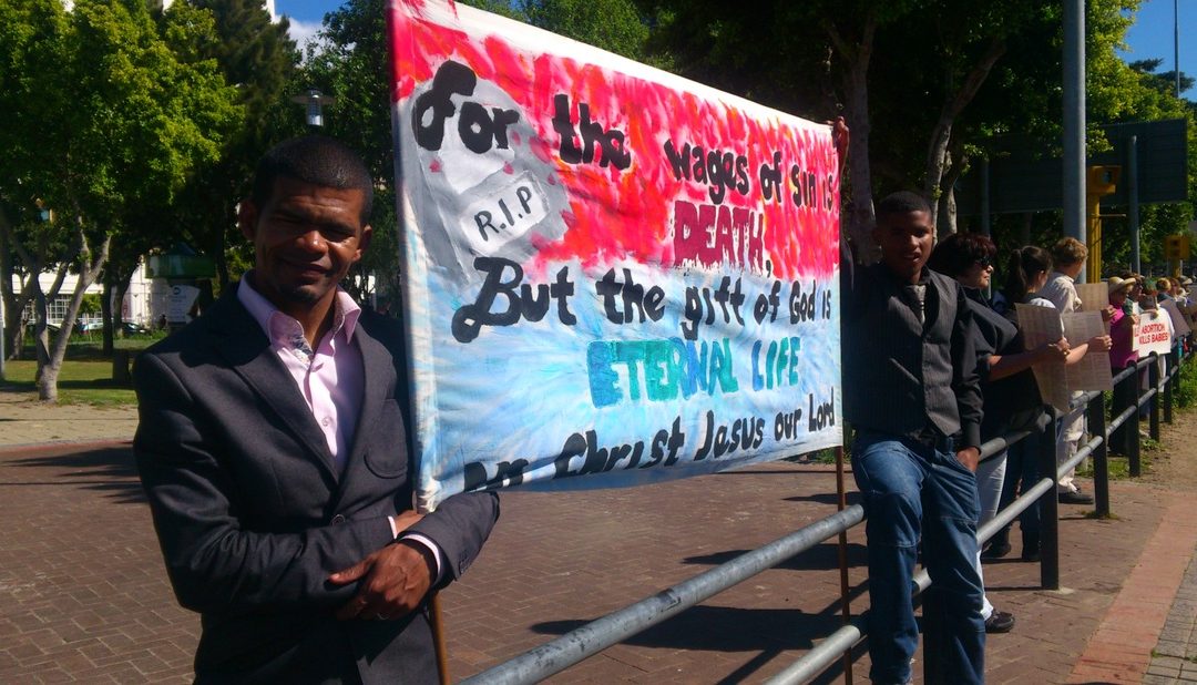 Protest against the killing of babies – Abortion